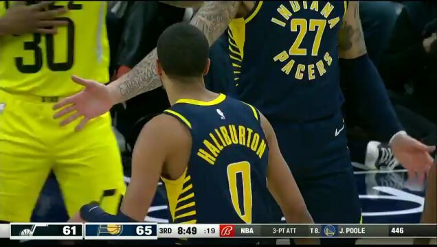 爵士vs步行者英文原声全场回放