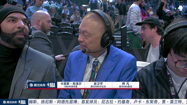 张指导采访布泽尔：若自己是詹姆斯首选东契奇 预测今天詹姆斯队能胜利