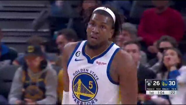 NBA常规赛：篮网vs勇士中文解说全场回放