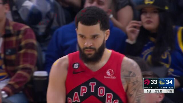 猛龙vs勇士第1节英文原声回放