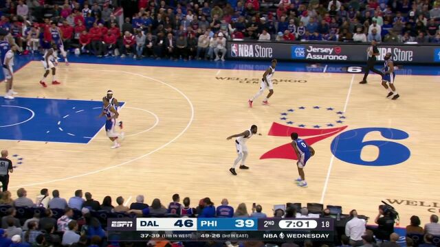 独行侠vs76人第2节中文解说回放