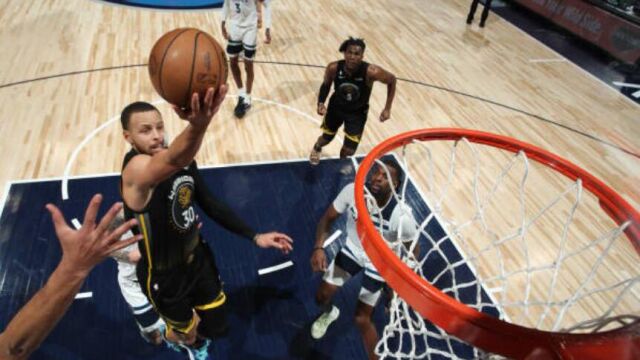 库里vs森林狼集锦 空砍29分10篮板高开低走上下半场判若两人