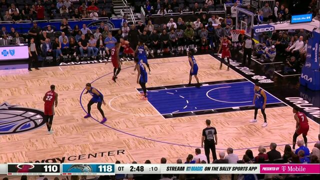 NBA常规赛：热火vs魔术加时赛英文原声回放