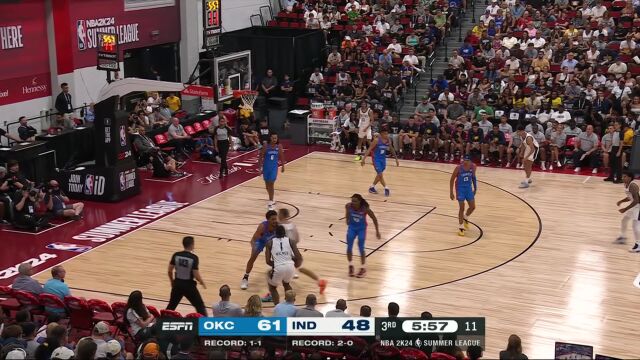 雷霆vs步行者中文解说全场回放