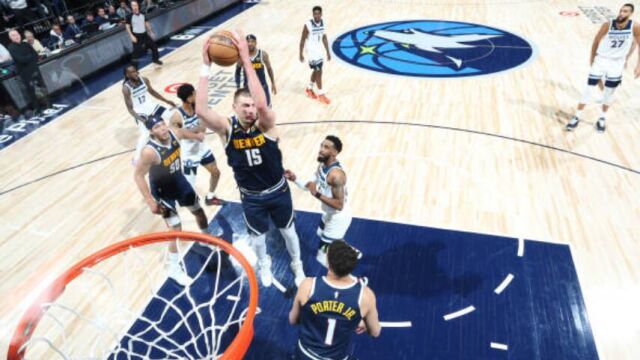 约基奇vs森林狼集锦 空砍43+11+6单挑双塔