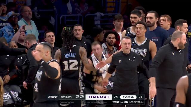 还得是他拯救灰熊 莫兰特助攻三分为球队续上火力