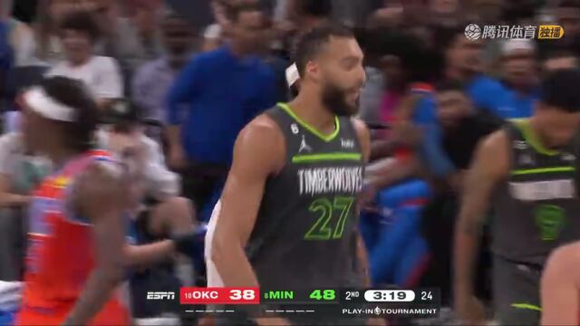 NBA常规赛：雷霆vs森林狼英文原声全场回放