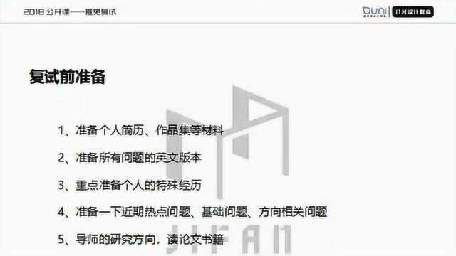 关于同济大学建筑学专业推免复试的公开课