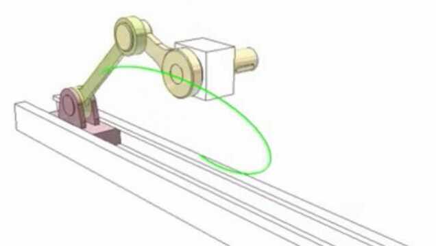 用于长行程的滑动曲柄机构,看看如何运行的?