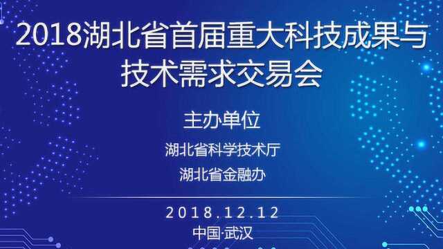 湖北省首届重大科技成果与技术需求交易会现场访谈