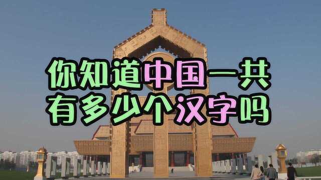 这么多的生僻字常用字,那中国到底有多少汉字?