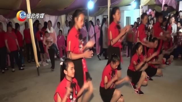 果敢大水塘岔河小学学生舞蹈表演—1