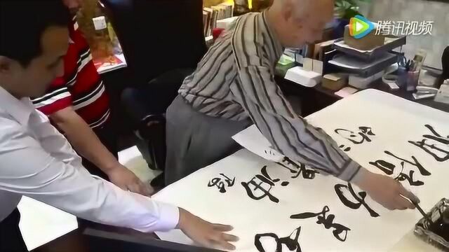 中国汽车行业泰山北斗陈光祖老先生为油倍力抗霾卫士题字