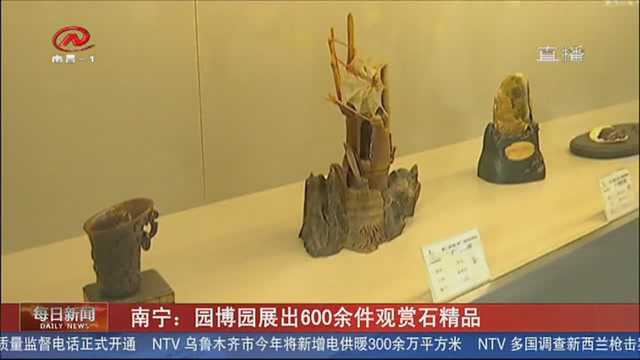 南宁园博园展出600余件观赏石精品