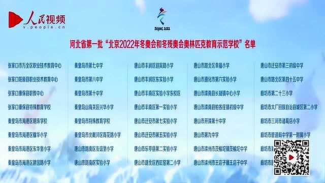 河北省奥利匹克体育示范学校和校园冰雪运动特色学校名单