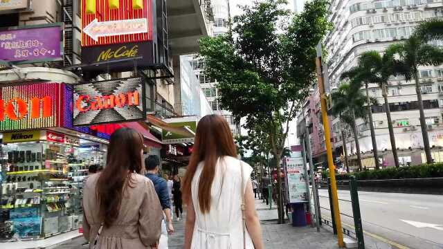 香港尖沙咀实拍 看看真实的香港街景