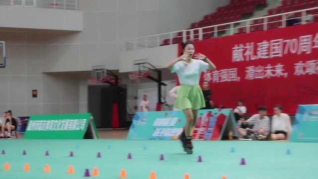 中国轮滑公开赛乐清站 成女花桩 陈莹莹