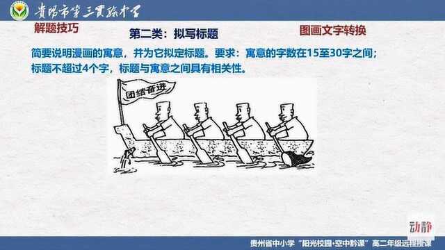 0331001高中二年级语文 语言文字运用—图文转换(一)