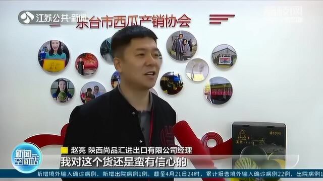 东台西瓜未面市 抢瓜大战已开演!客户:有多少就要多少!