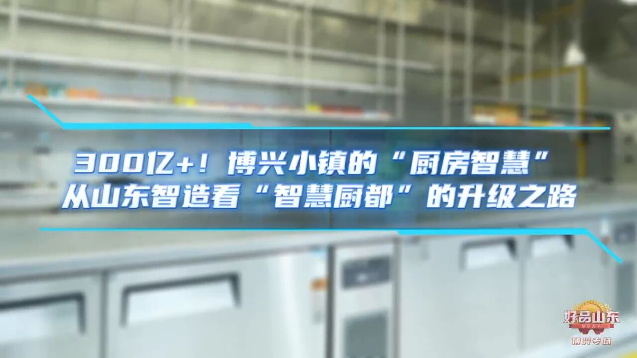 300亿+!博兴小镇的“厨房智慧” 从山东智造看“智慧厨都”的升级之路