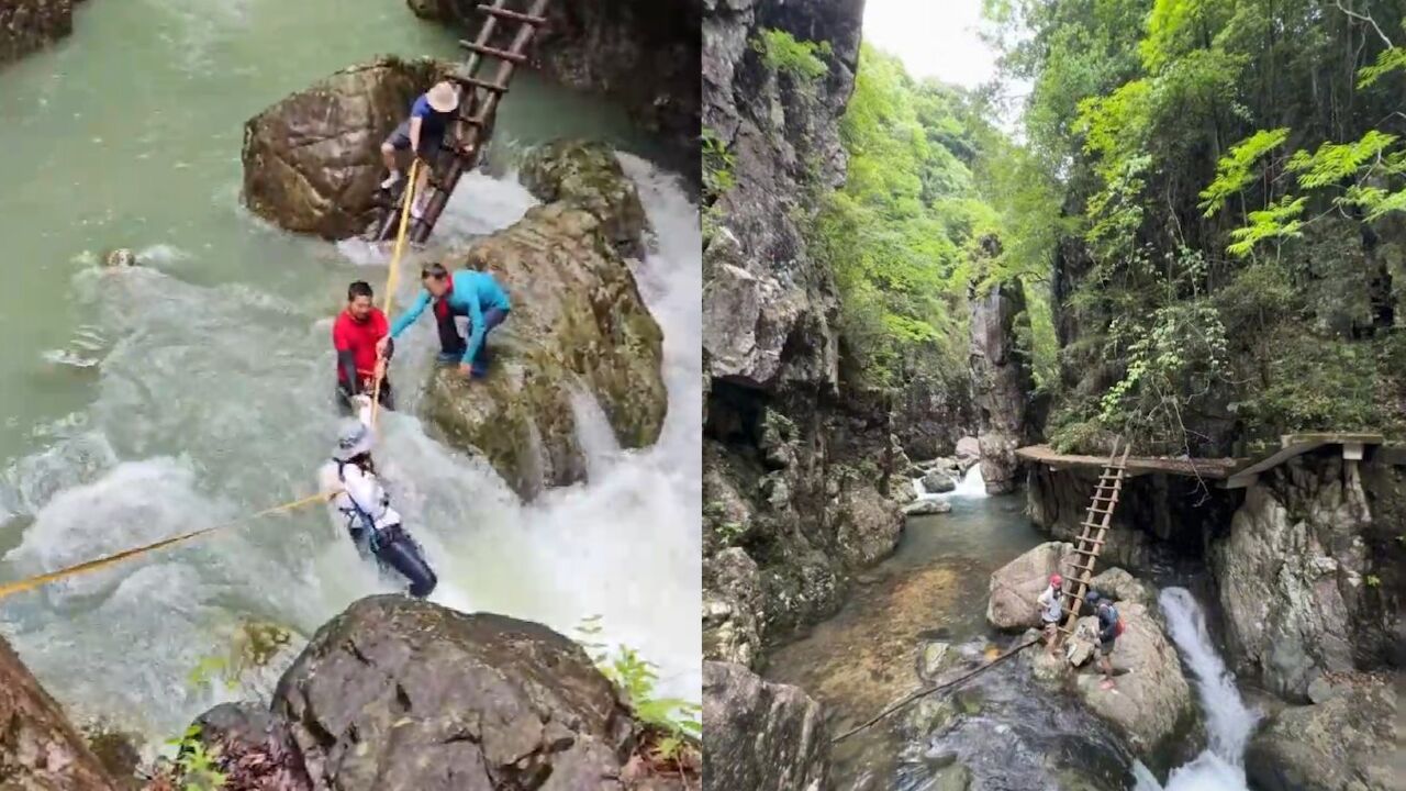 两驴友横渡溪流被冲走失联,事发地为烂尾荒废景区,专业人士:缺乏常识