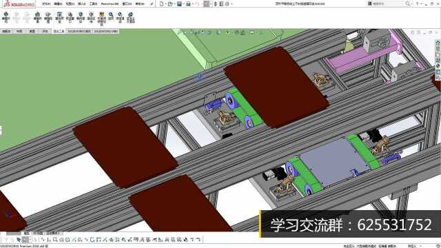 非标机械设计空调空气压缩机倍速链组装线的设计