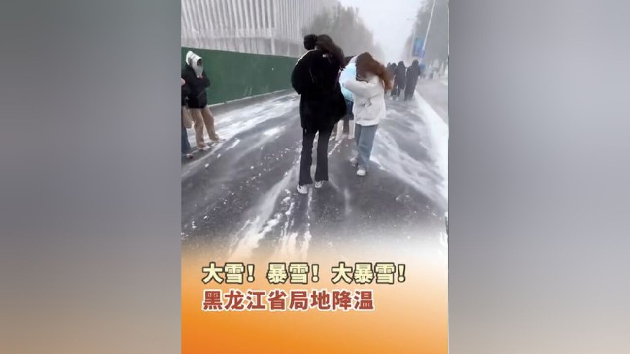 11月22日,大雪!暴雪!大暴雪!黑龙江省局地降温,降幅可达16~18℃