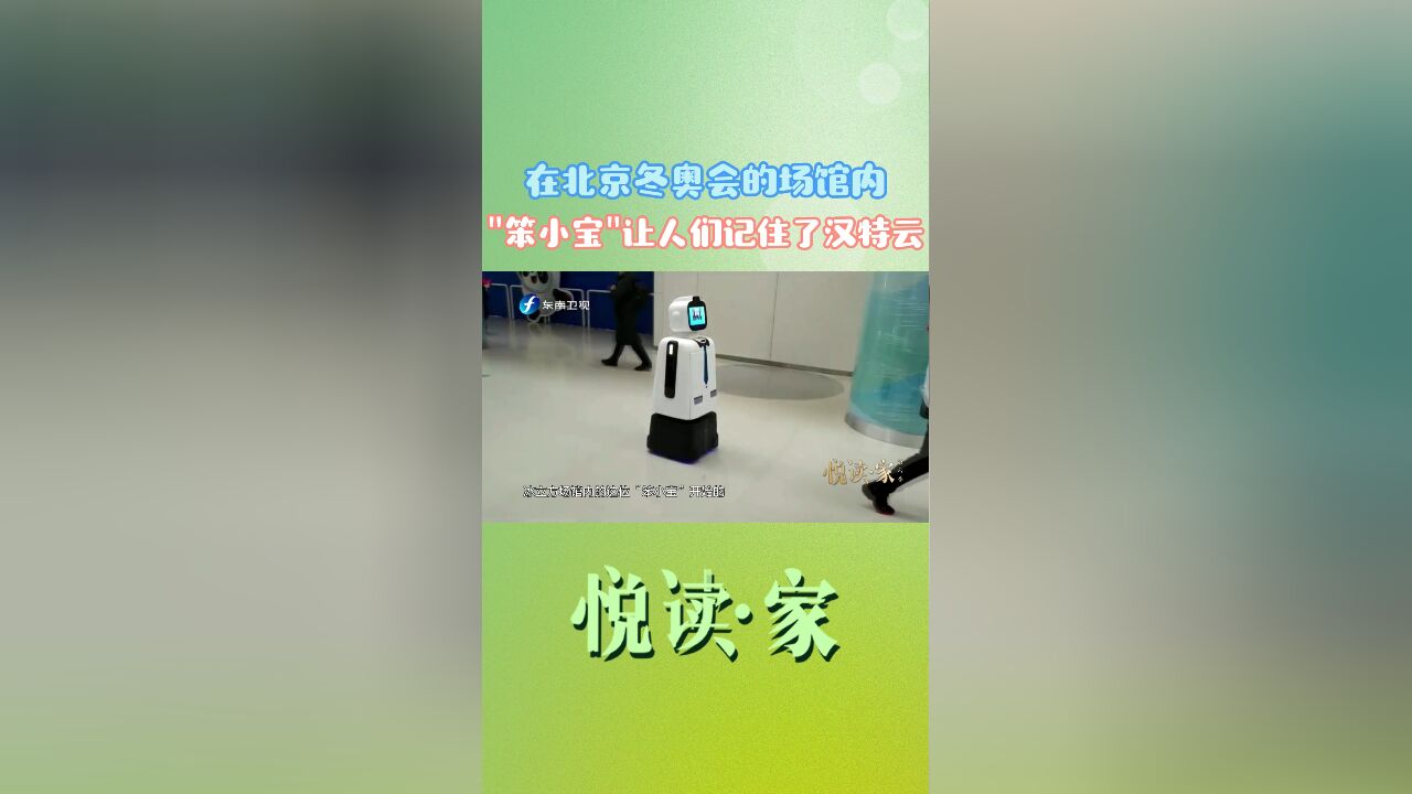 在北京冬奥会的场馆内,“笨小宝”让人们记住了汉特云