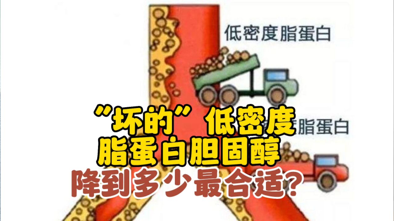 “坏胆固醇”低密度脂蛋白胆固醇降到多少更合理?不同病要求不同