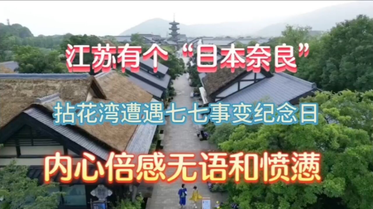 距南京185公里有个“日本镇”, 遇七七纪念日,我羞愧难当