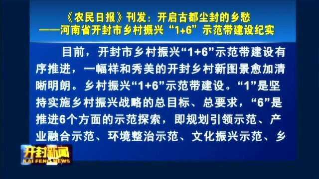 开启古都尘封的乡愁——河南省开封市乡村振兴1+6示范带建设纪实