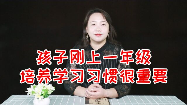 刚上一年级,父母教会孩子这4个好习惯,帮助孩子学习步入正轨