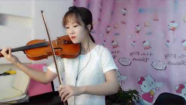 贝多芬病毒小提琴,小姐姐直播演奏歌曲,好听的如痴如醉