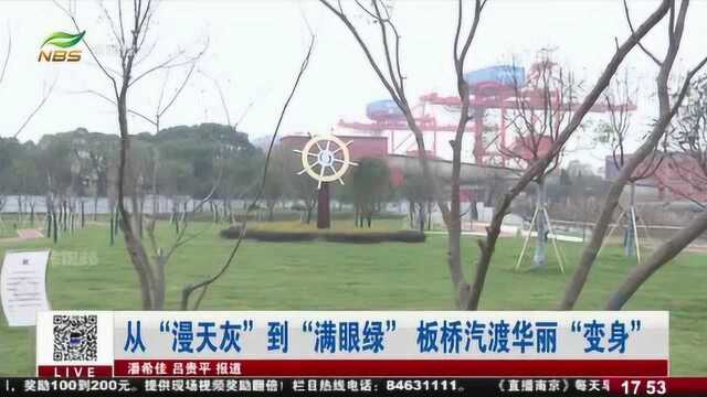 从“漫天灰”到“满眼绿” 板桥汽渡华丽“变身”