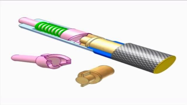 3D动画展示一个机械构造可以实现旋进旋出,这是如何设计的?