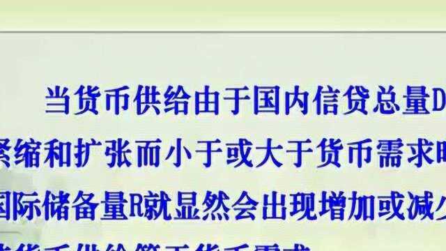 国际金融96 固定汇率制度下的汇率理论(二十)