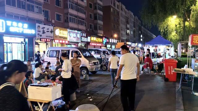 吉林省柳河县,看城市夜景,品尝当地美食