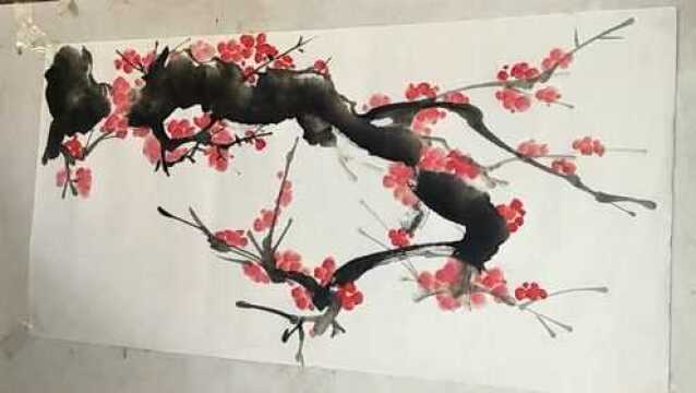 民间绘画大师画的这幅作品,看上去非常大气!