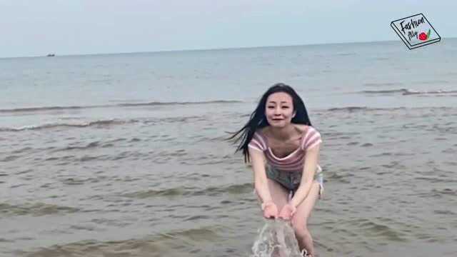 这就是车模阿那亚海滩VLOG李易臻