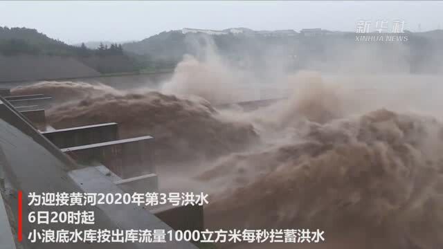 小浪底水库全力迎战黄河第3号洪水