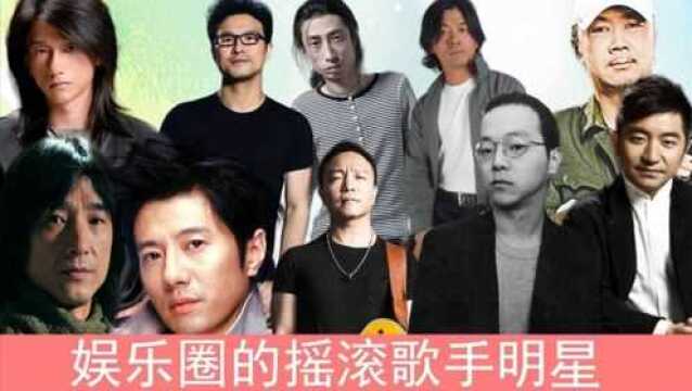 娱乐圈的摇滚歌手明星排名,窦唯第五名,第一名会是谁呢?