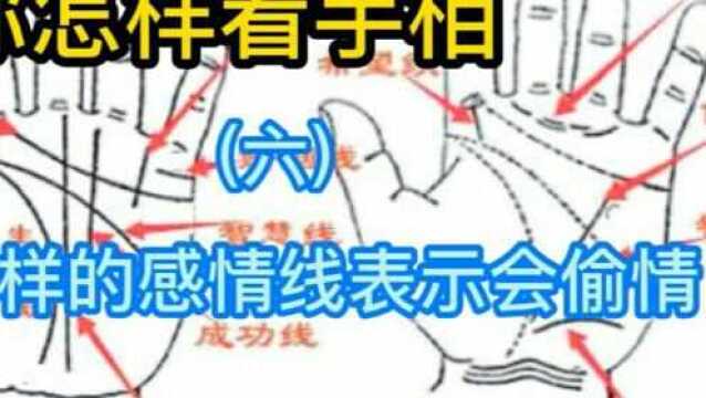 手相视频教学(六)八大感情线的特征及代表意义