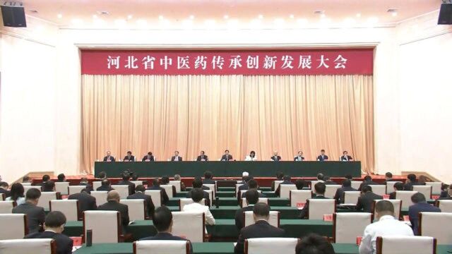 省中医药传承创新发展大会在安国市开幕