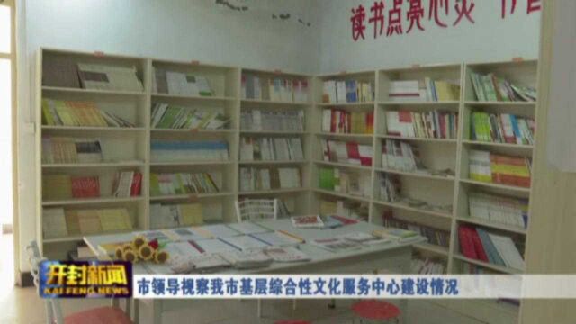 市领导协视察我市基层综合性文化服务中心建设情况