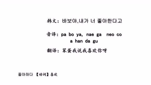 学韩语从零开始,今天你学习了么,我说我也喜欢你