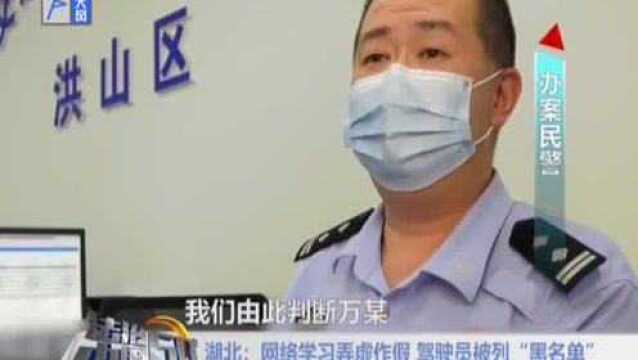 司机违规被扣分,网络学习还弄虚作假,被列“黑名单”不冤枉