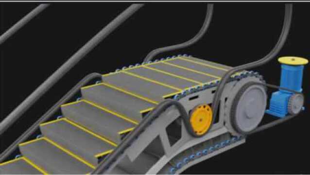 手扶电梯的工作原理,涨知识!