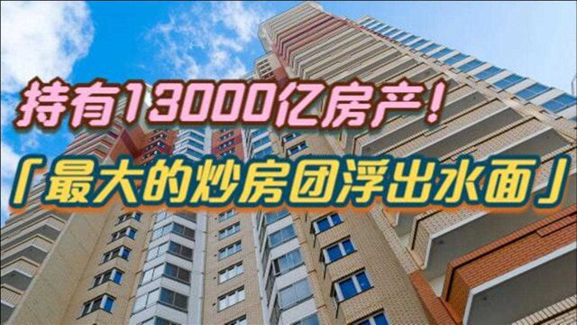 持有13000亿房产!国内最大的炒房团浮出水面,是它们在背后操作