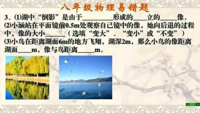 八年级物理易错题3