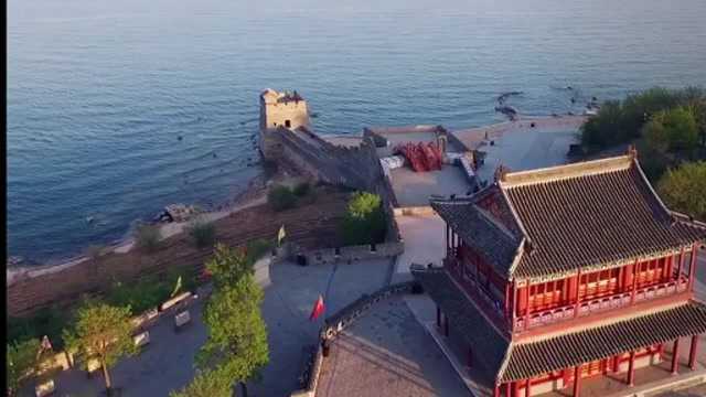 山海关老龙头水上石城,我国唯一建在海上的城墙,古人如何修建的